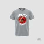 T-shirt avec motif Tokyo en couleur