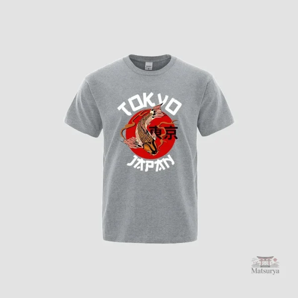 T-shirt avec motif Tokyo en couleur
