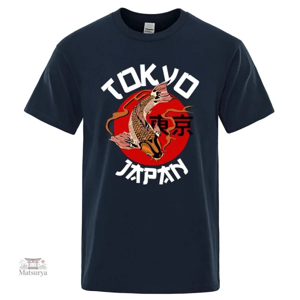 T-shirt japonais avec inscription Tokyo