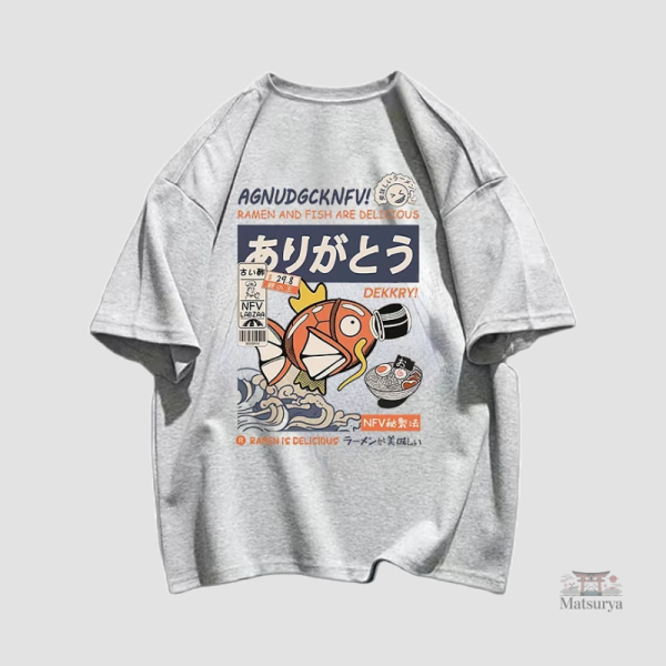 T-shirt Japonais avec design vintage