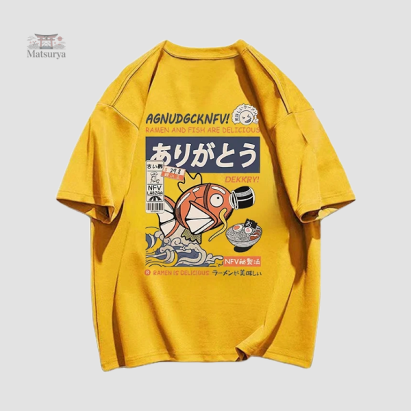 T-shirt Vintage avec graphisme japonais