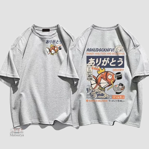 T-shirt aux influences japonaises vintage