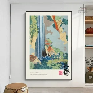 Tableau Japonais Cascade à Ono