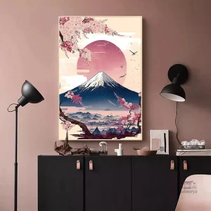 Tableau Japonais Montagne Fuji