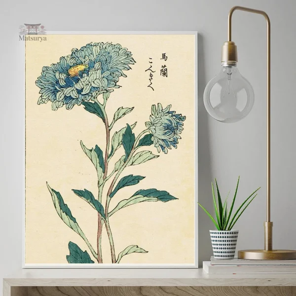 Tableau décoratif japonais, ambiance rétro
