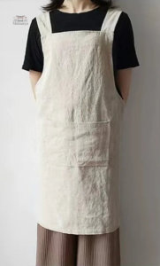Tablier en coton japonais, idéal pour la cuisine