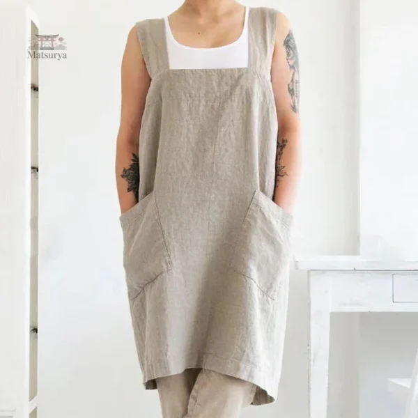 Élégant tablier japonais adapté aux femmes