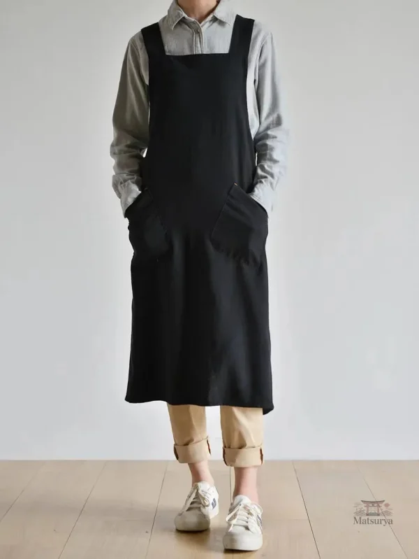 Tablier de cuisine femme avec motifs japonais