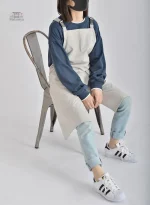 Tablier Japonais avec fente pratique pour un confort optimal
