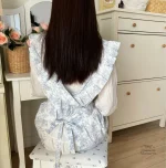 Tablier à froufrous au design japonais traditionnel