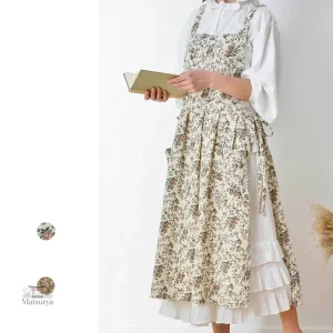 Tablier Japonais au style bohème, design unique