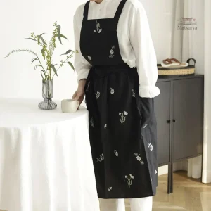 Tablier Japonais avec broderies artisanales
