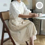 Tablier Japonais en tissu brodé coloré