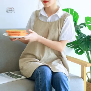 Tablier coton japonais, idéal pour la cuisine ou le jardin