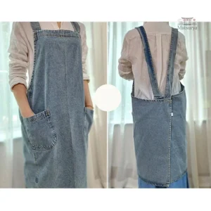 Tablier en denim, style japonais