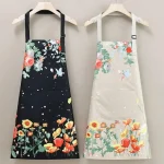 Tablier Japonais orné de fleurs délicates