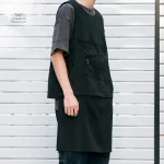 Gilet long pour homme, design japonais élégant