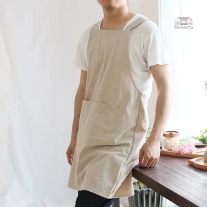 Tablier Japonais pour homme, idéal pour la cuisine et le jardin