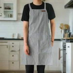 Tablier Japonais Rayé pour Homme, style moderne et élégant