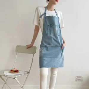 Tablier Japonais Jean, style moderne et élégant