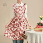 Tablier Japonais Floral Élégant