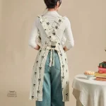 Tablier Japonais avec motif nœud élégant et raffiné