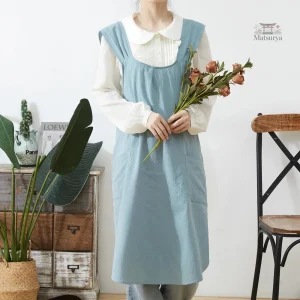 Tablier Japonais Muji en tissu léger et durable