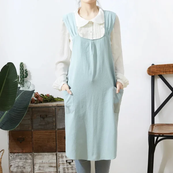 Tablier Japonais Muji avec un design minimaliste