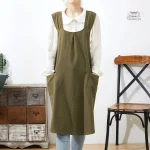 Tablier Muji en coton, confort et esthétique réunis