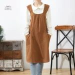 Tablier Muji, idéal pour un look contemporain en cuisine