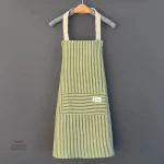 Tablier en tissu rayé japonais