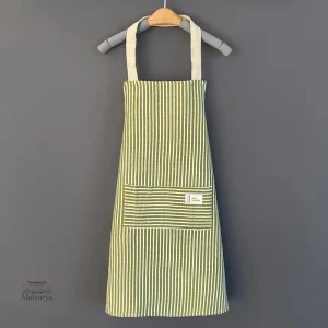 Tablier en tissu rayé japonais
