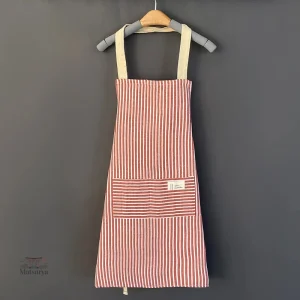 Tablier traditionnel à rayures japonaises
