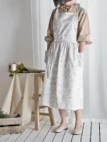 Tablier au style japonais vintage