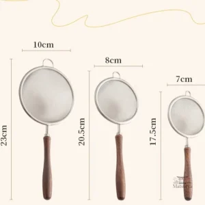 Ustensile en inox pour tamiser le thé matcha