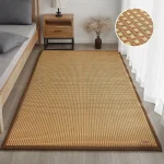 Tapis en bambou pour ambiance zen dans la chambre