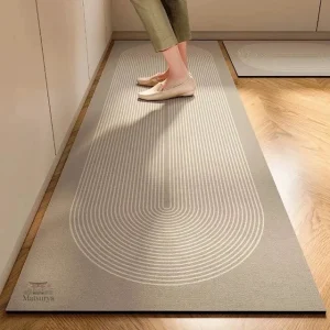 Tapis de cuisine design japonais avec adhérence