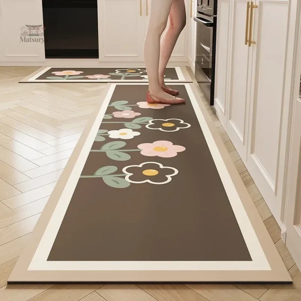 Tapis en polymères, design japonais élégant