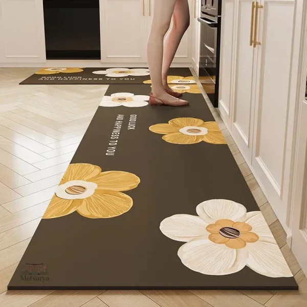 Tapis de cuisine, style japonais pratique