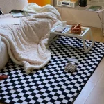 Tapis Japonais en damier pour une décoration moderne