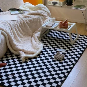 Tapis Japonais en damier pour une décoration moderne