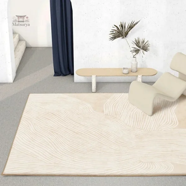 Tapis en peluche pour un intérieur apaisant