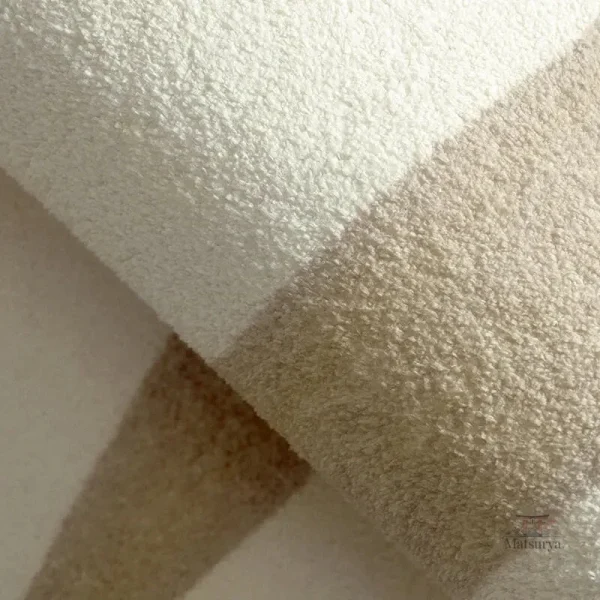 Tapis de salon en peluche pour atmosphère chaleureuse