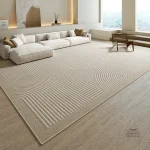 Tapis japonais avec motifs en relief