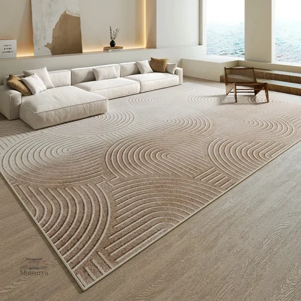 Tapis de salon avec design japonais