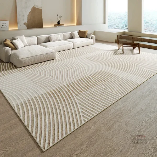 Tapis japonais en relief doux
