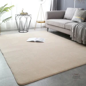 Tapis Japonais élégant en velours de corail