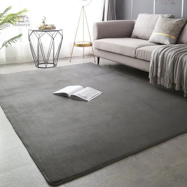 Tapis de salon Japonais, design velours corail