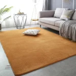Tapis Japonais chic en velours, ambiance moderne