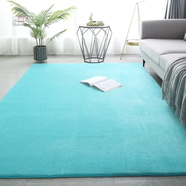 Tapis en velours corail, décoration intérieure japonaise